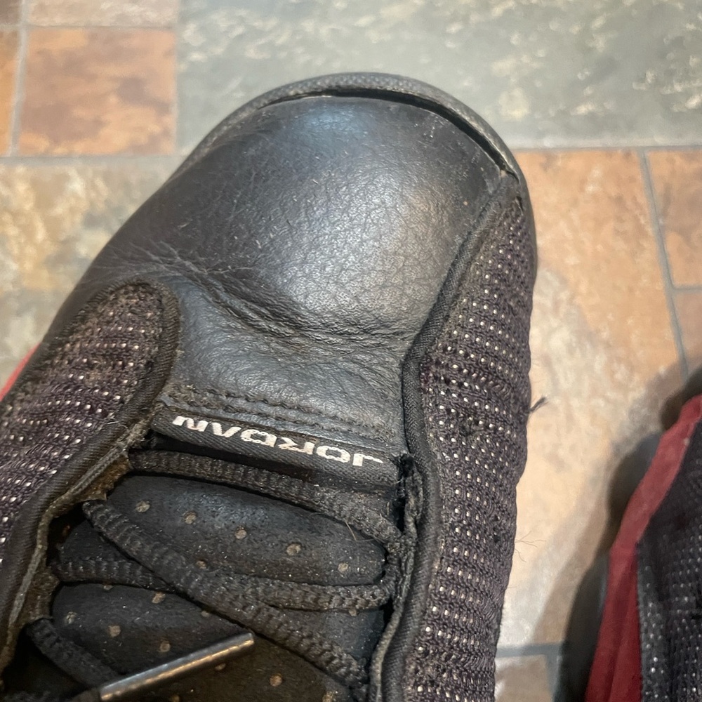 Jordan Retro 13 Black Red Sneakers - Picture 5 of 11